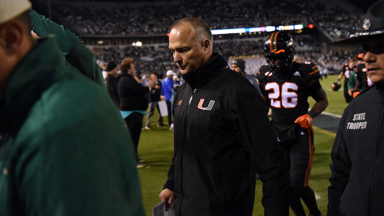 Hurricanes done in by fumbles in 27-21 loss to Georgia Tech